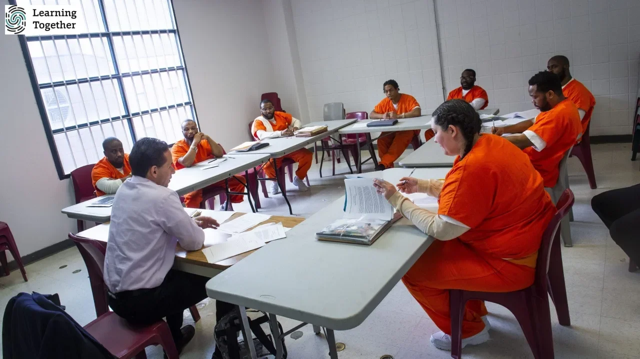Prison education program supporting students in higher education