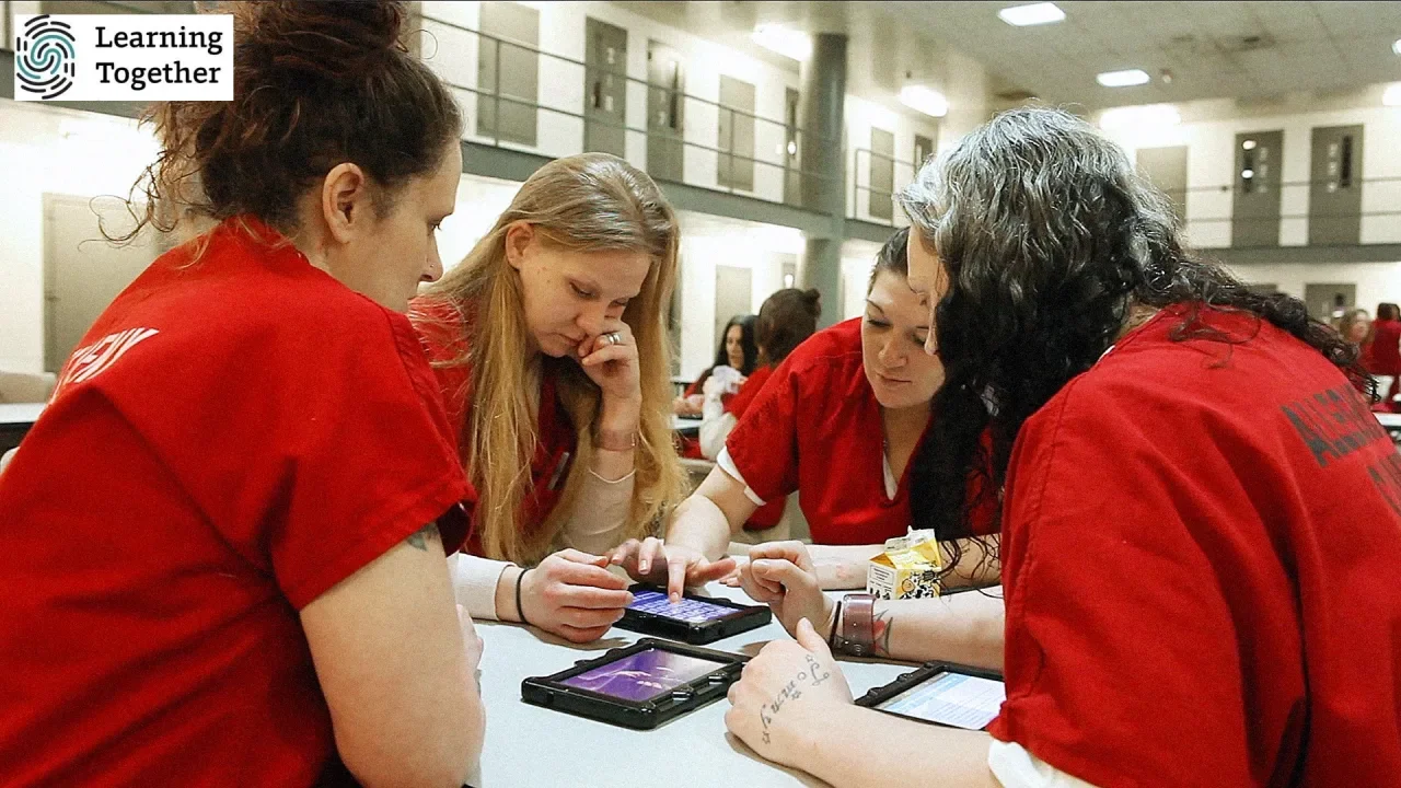 Tablet-based distance learning for prisoners as part of rehabilitation